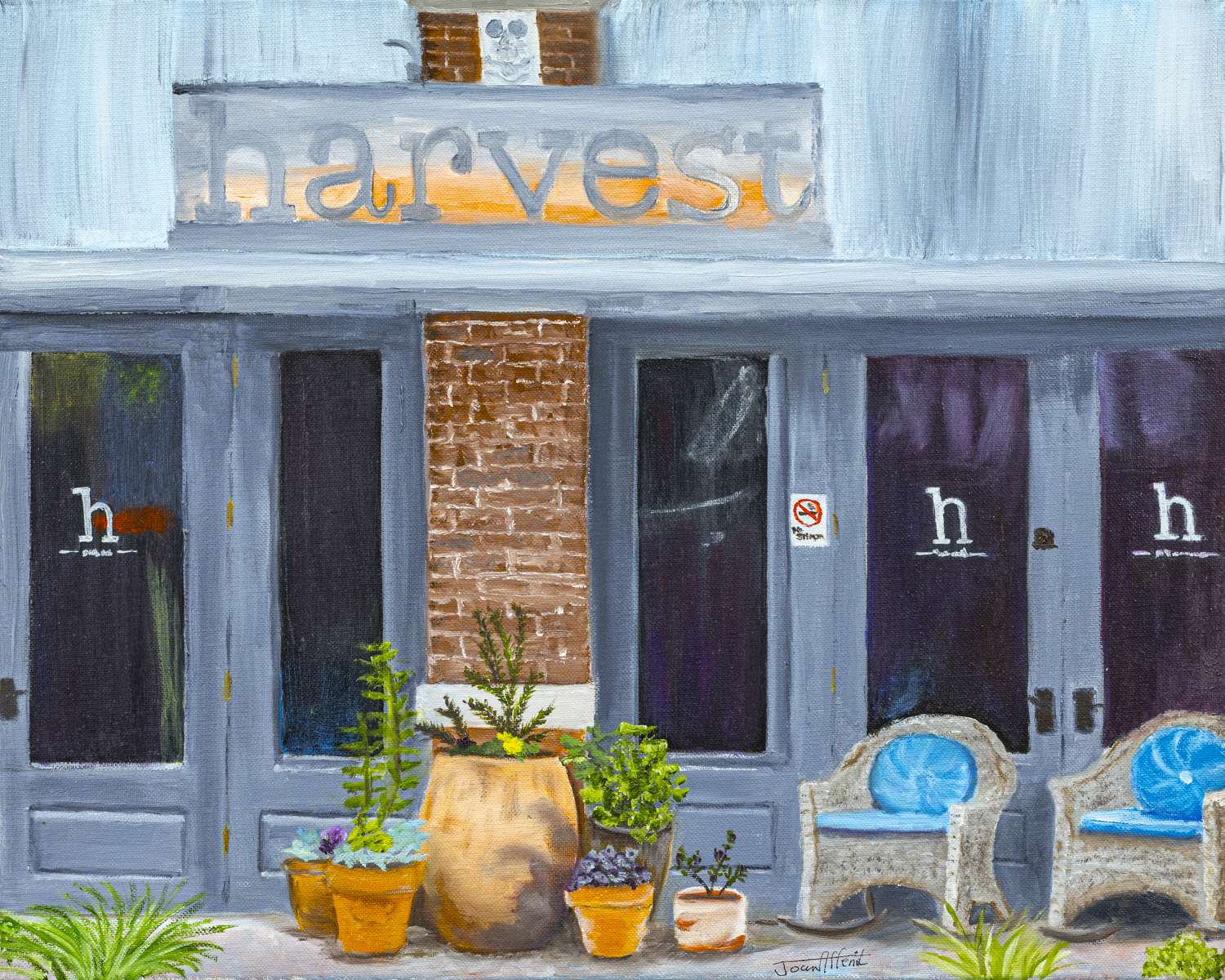 Harvest at Masonic, Print by Joan Affenit 16x20
