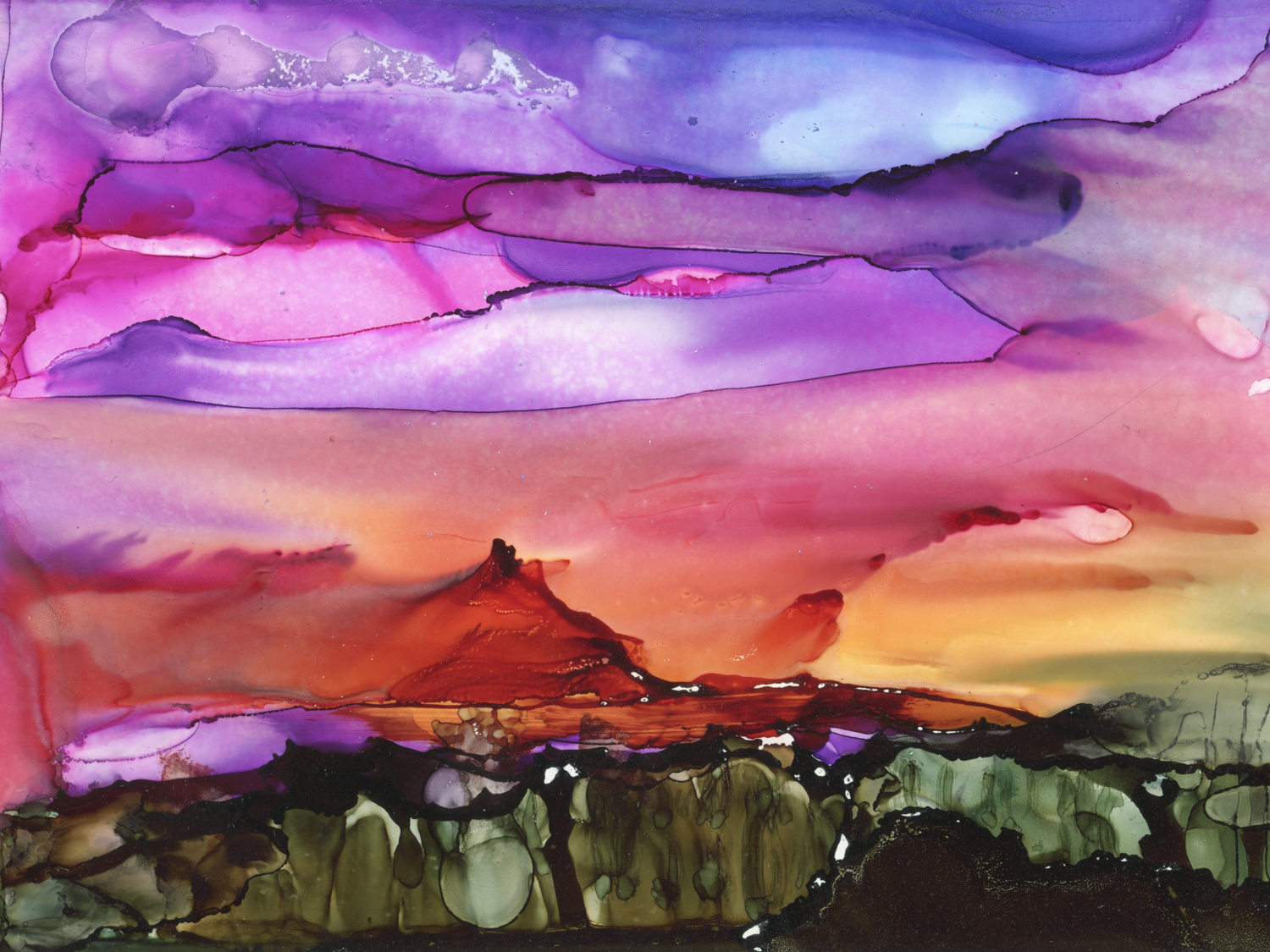 Nightfall, Print by Joan Affenit