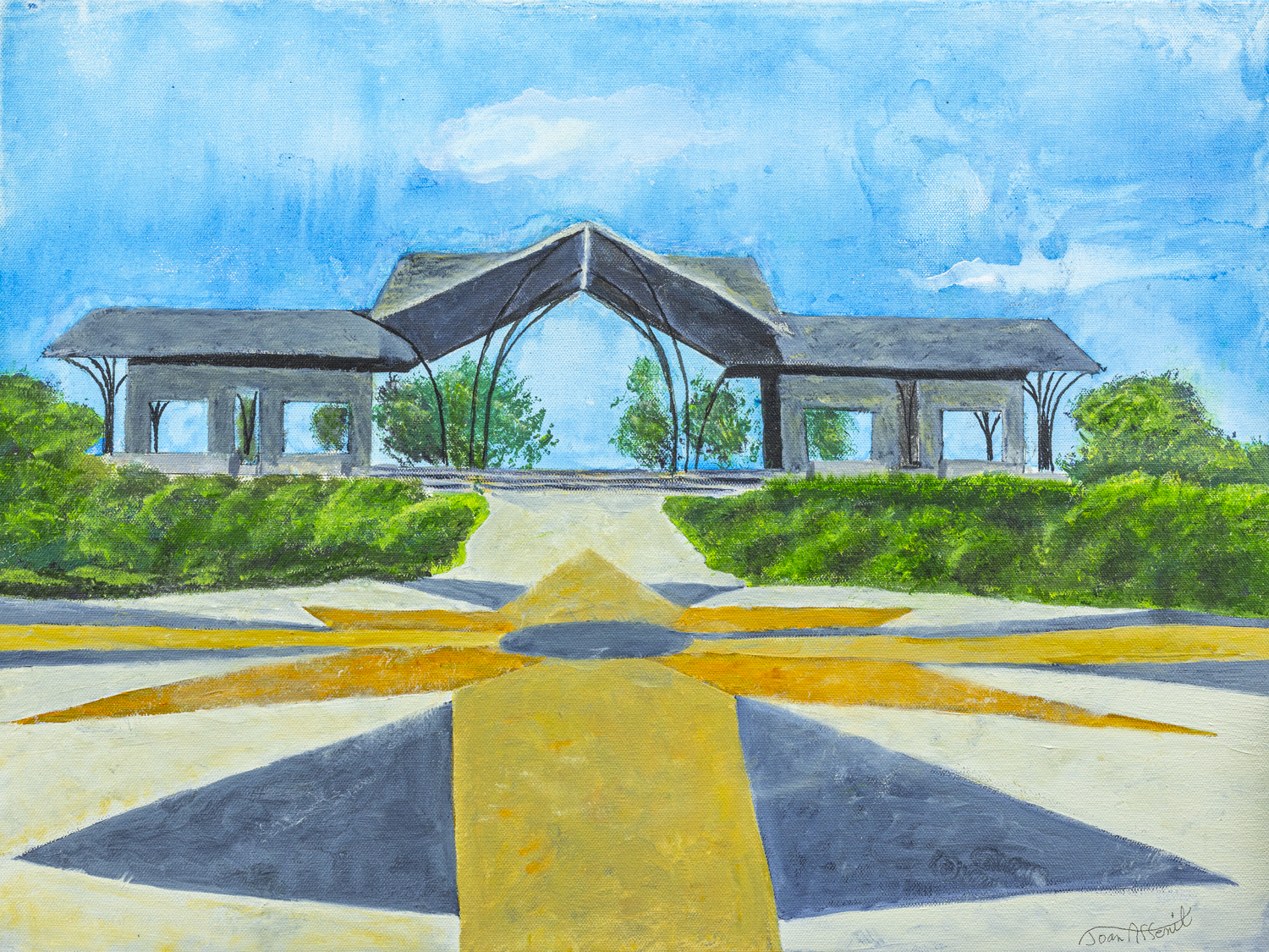 Pavillion, Print by Joan Affenit
