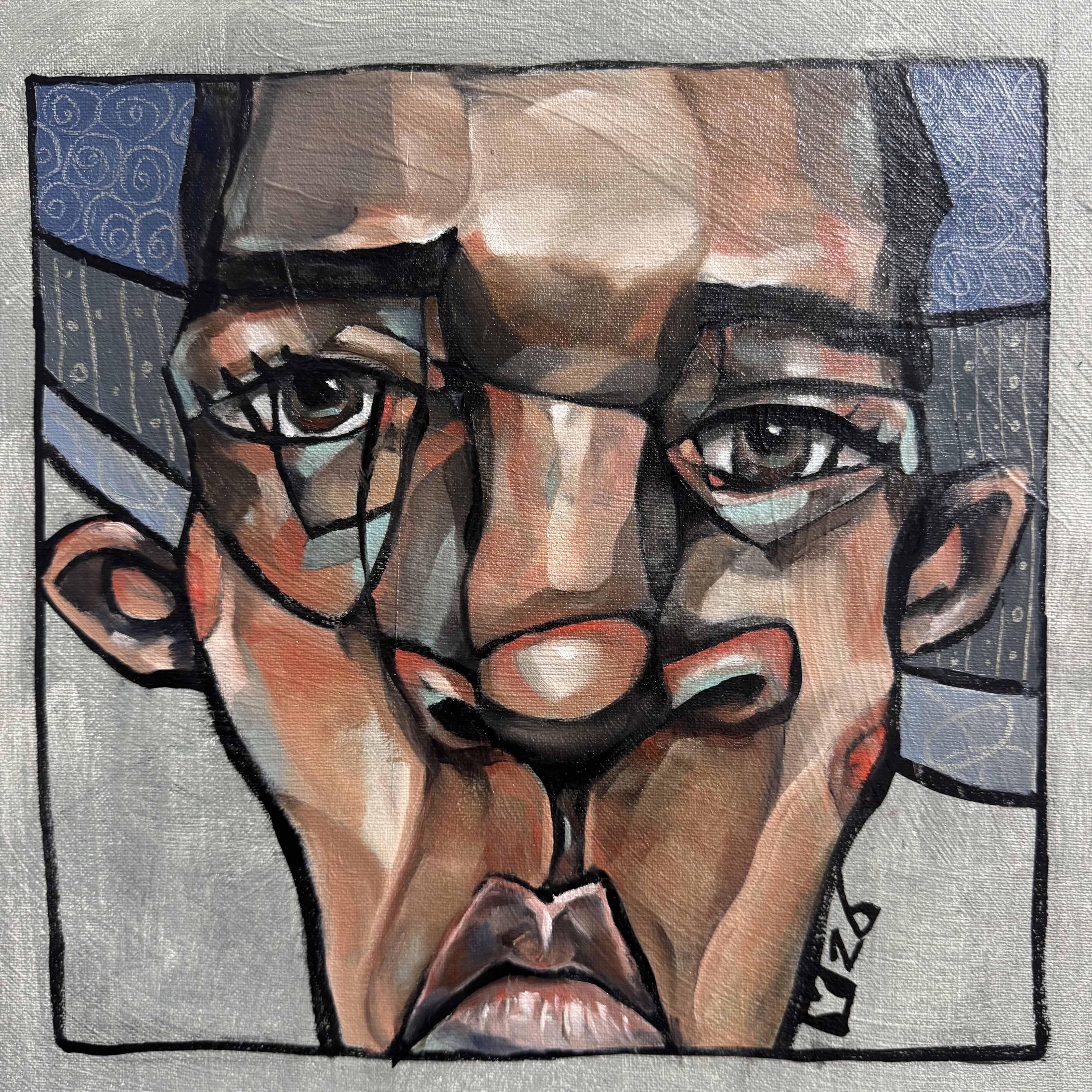 Pressed in Blue