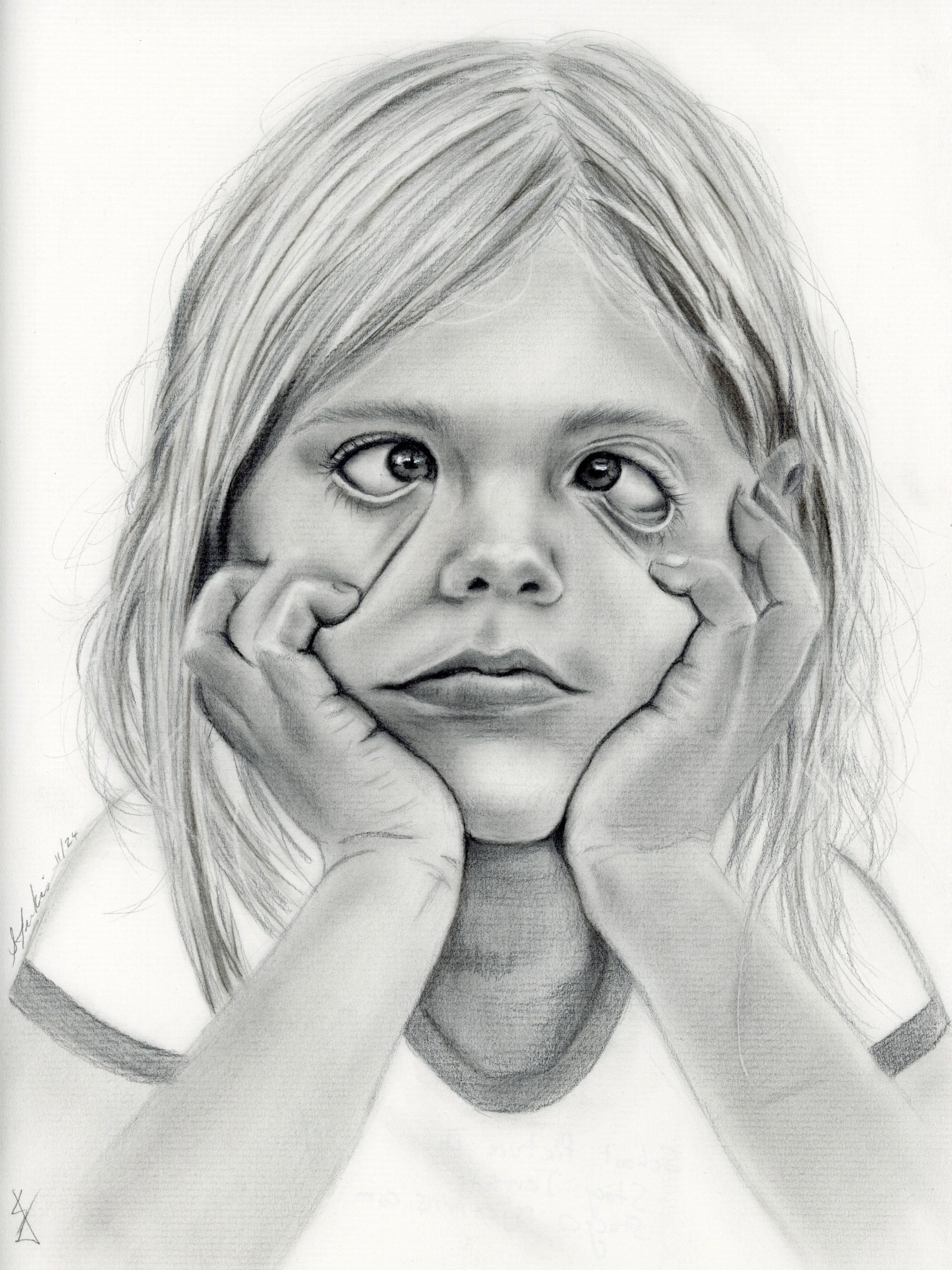 School Picture Day - 9 x 12 print by Stacy Jenkins