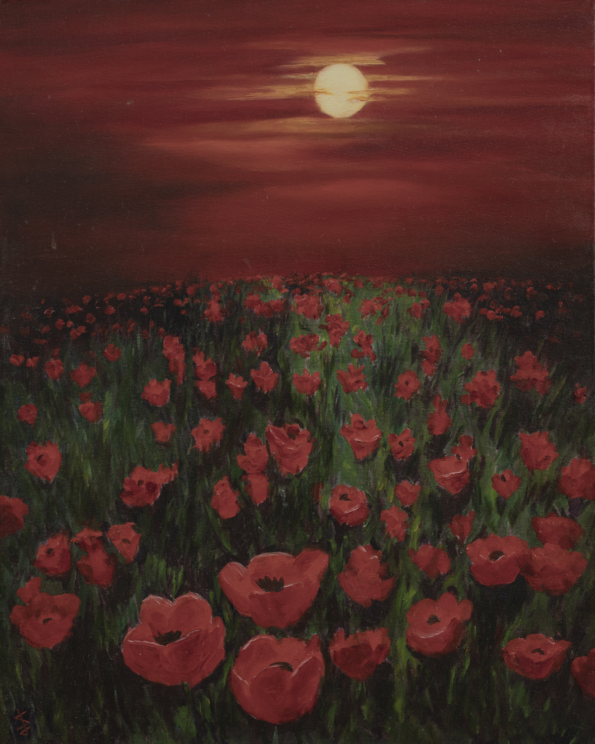 Crimson Sky - 16x20 print by Stacy Jenkins