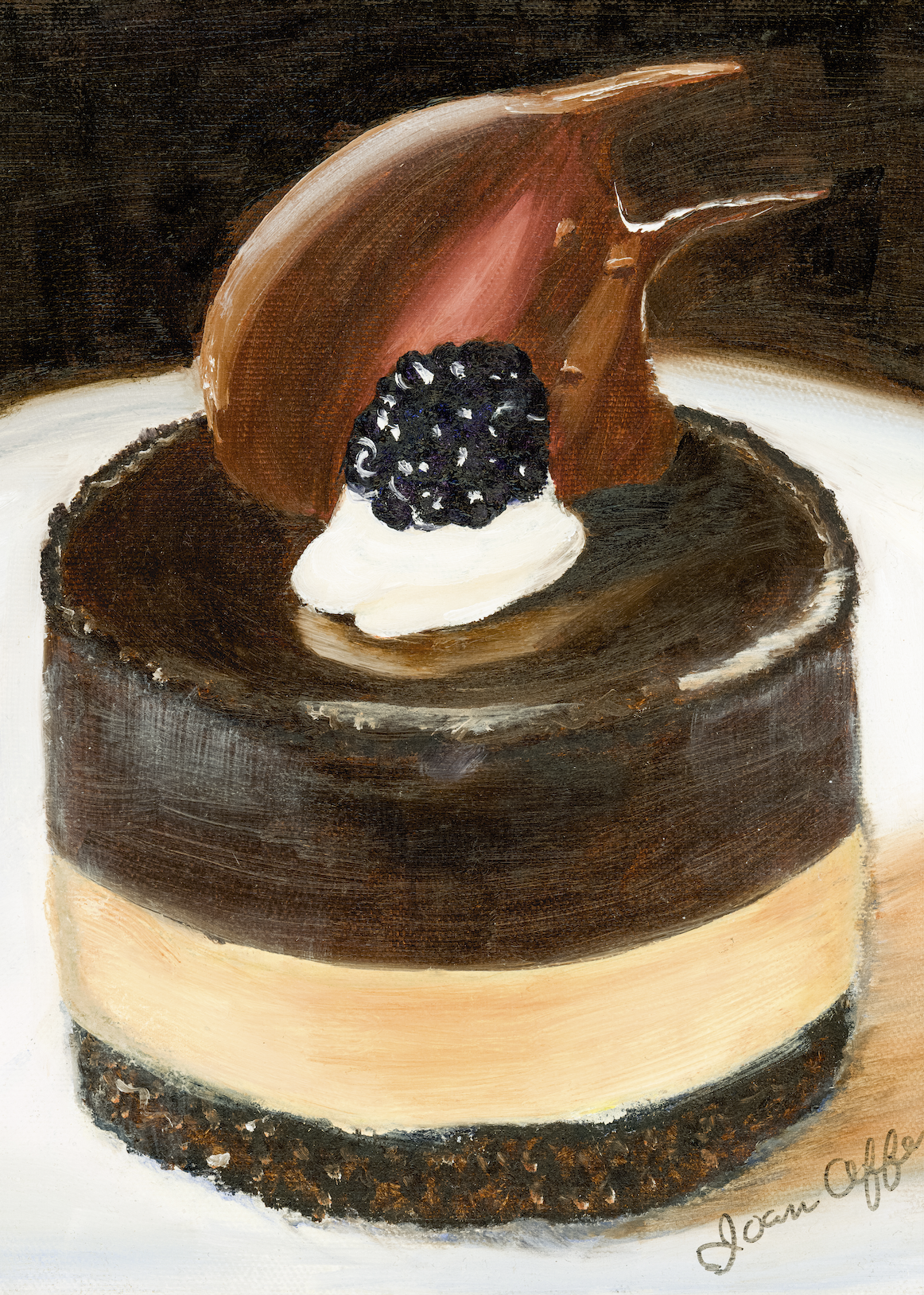 Cake - 8x10 Print by Joan Affenit