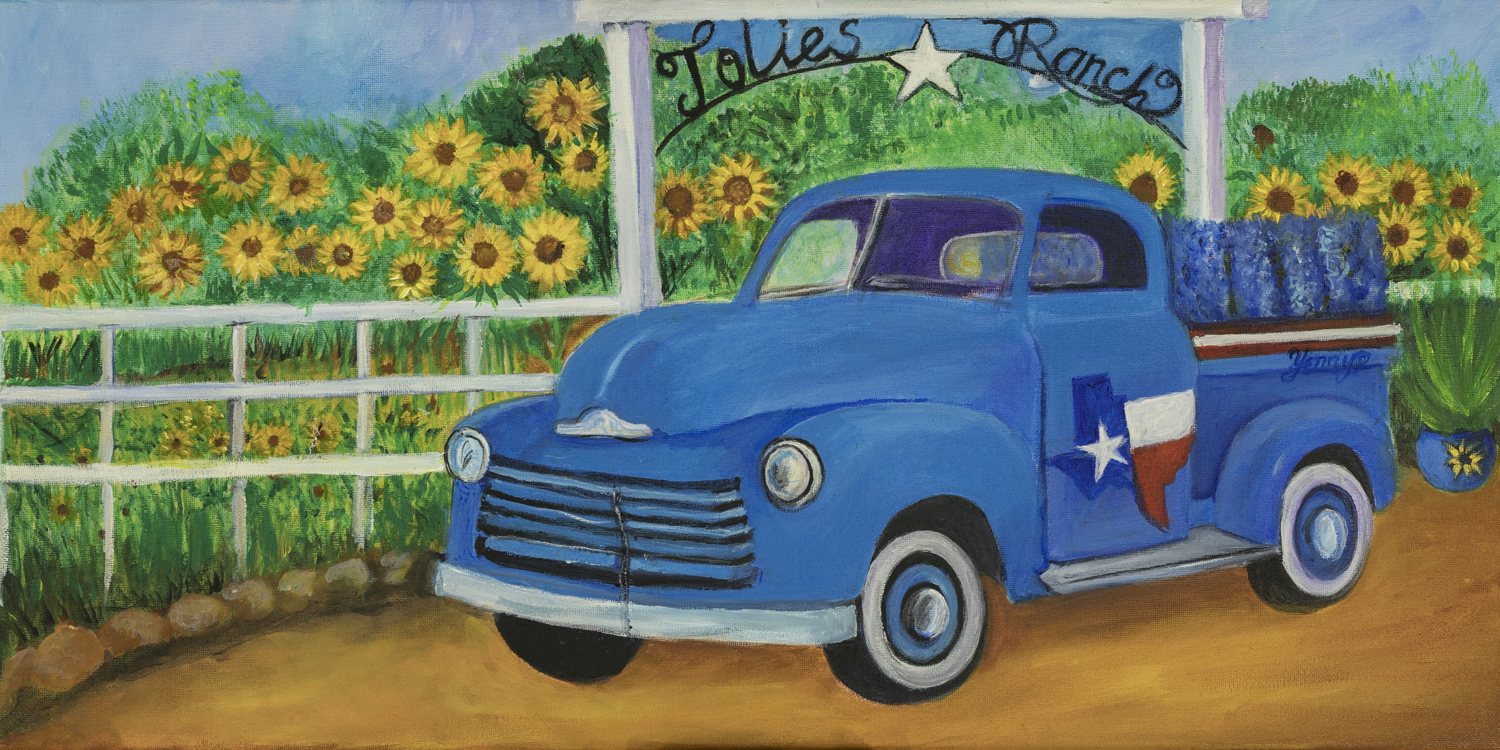 Broken - Fender 24x12 inches Print by Yenny (Jenny Archbold)