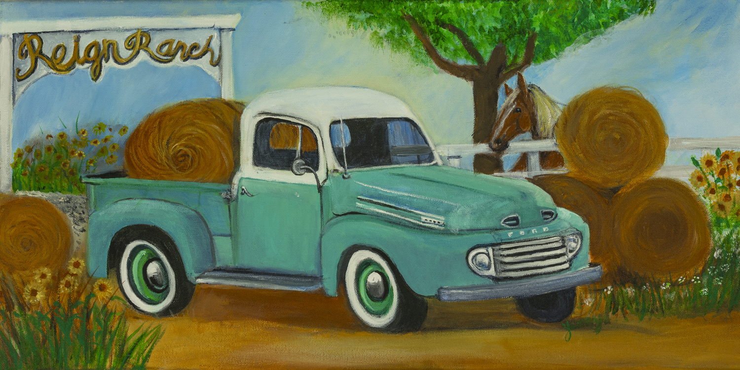 Reign’s Ranch 24x12 inches Print by Yenny (Jenny Archbold)