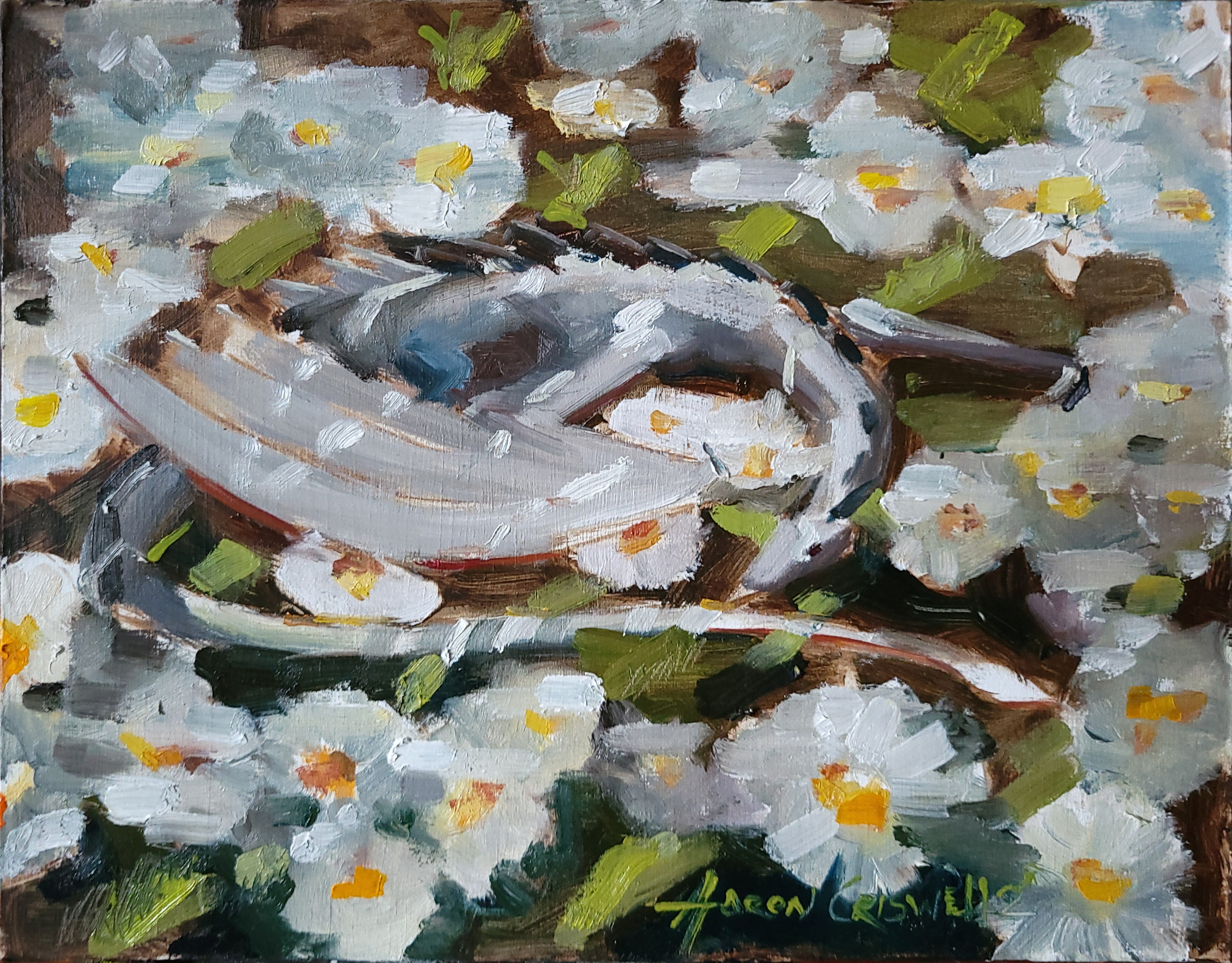 Camoflaged in dapled light - Print by Aaron Criswell