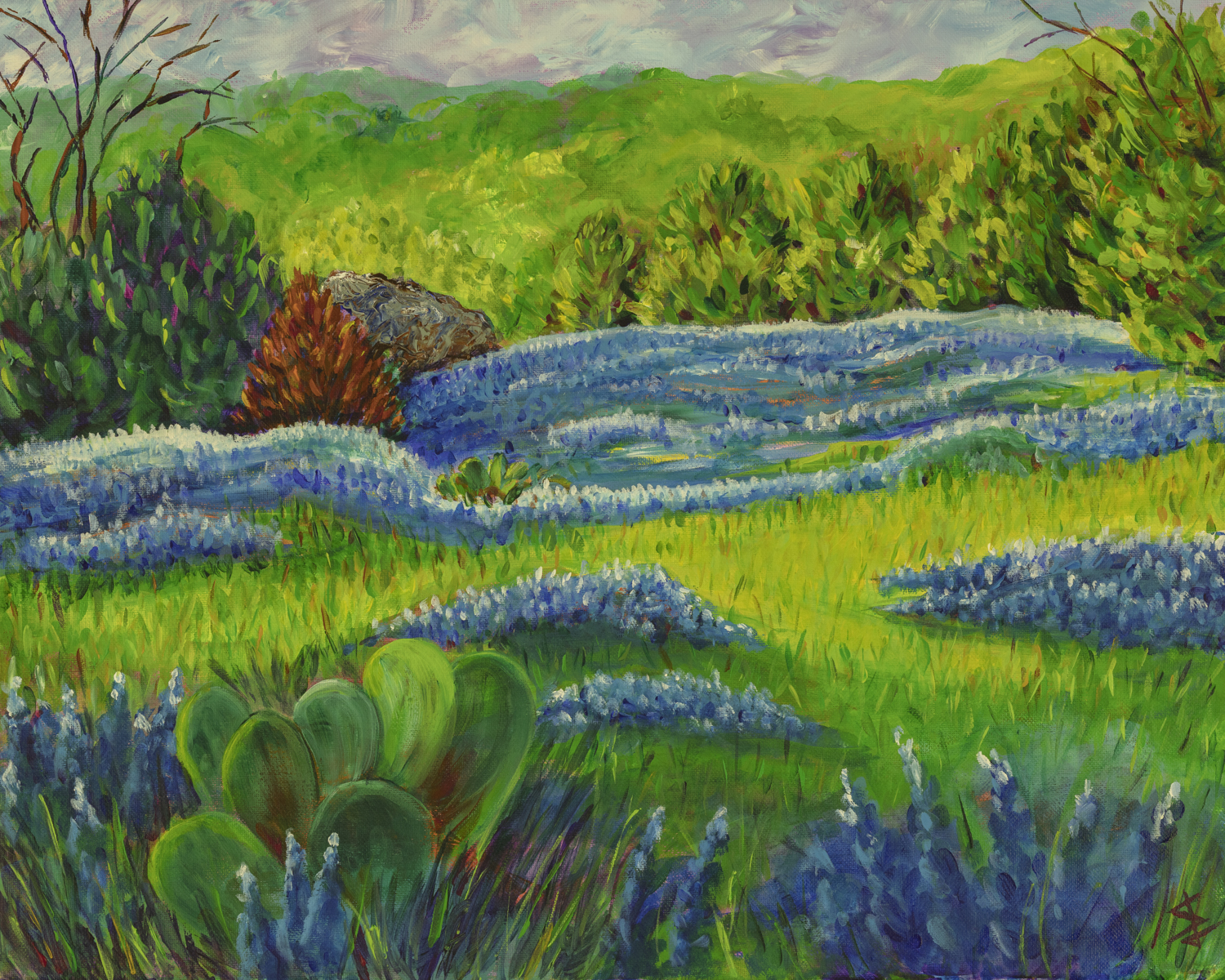 TexasSpring - 16 x20 inch Print by Stacy Jenkins