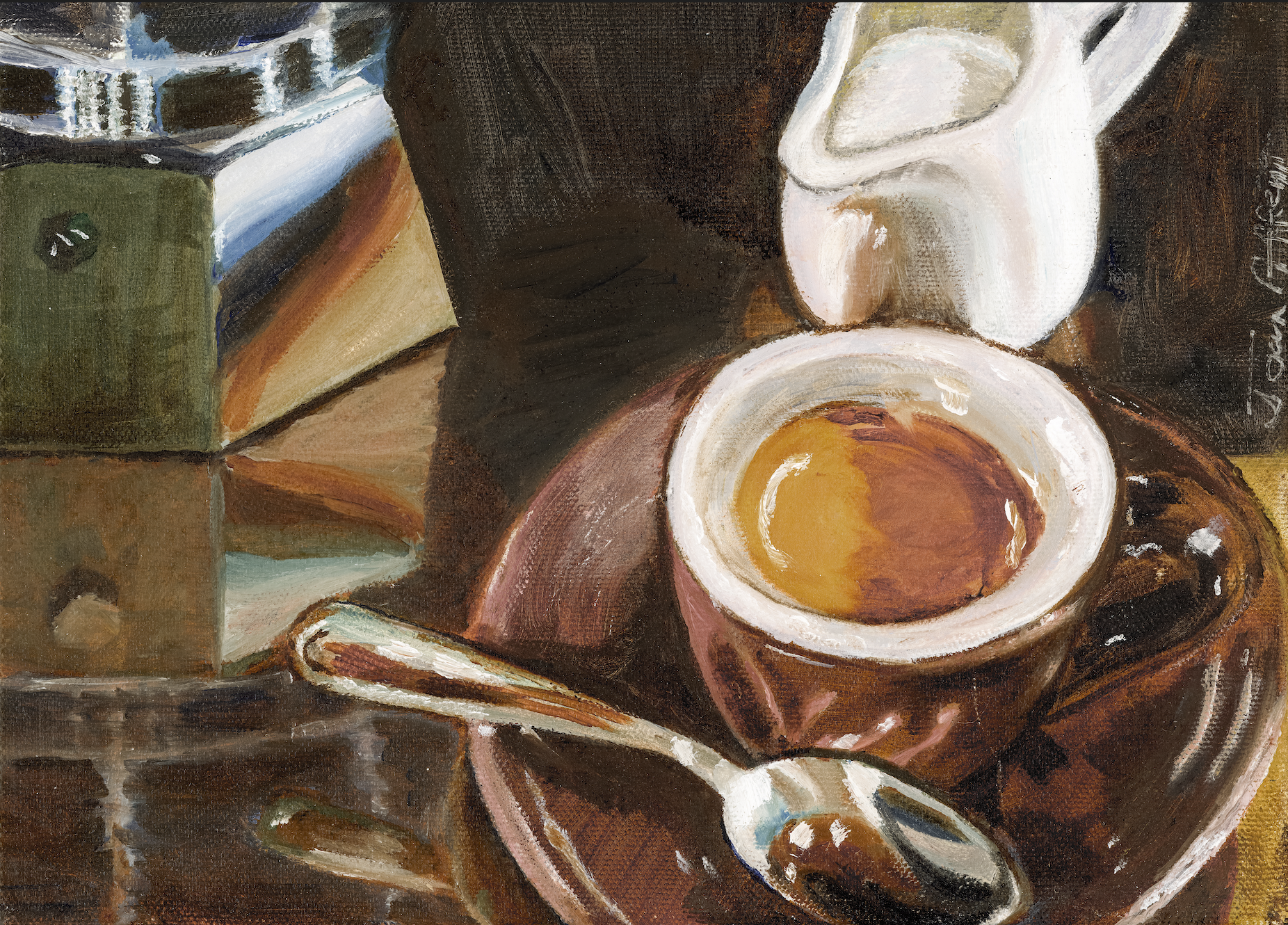 Coffee and Cream - 8x10 Print by Joan Affenit