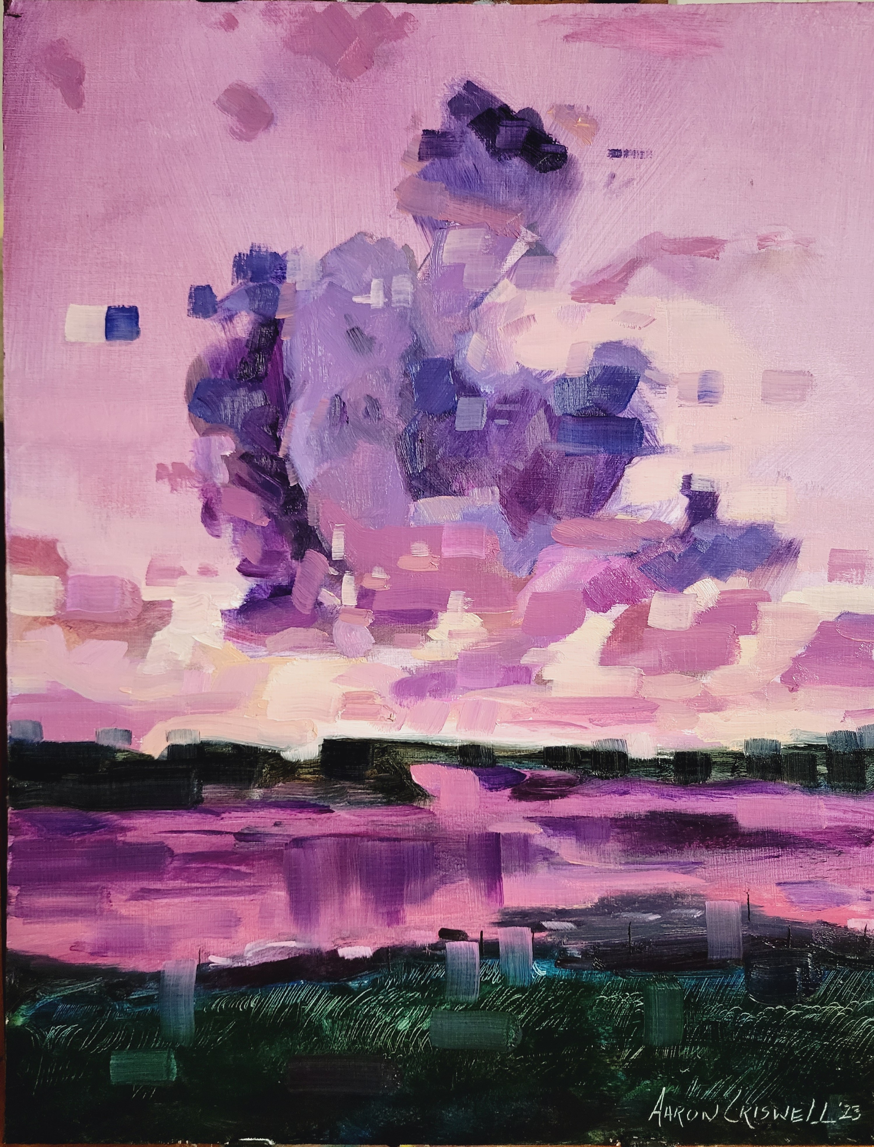 Amythest Glitch- Print by Aaron Criswell