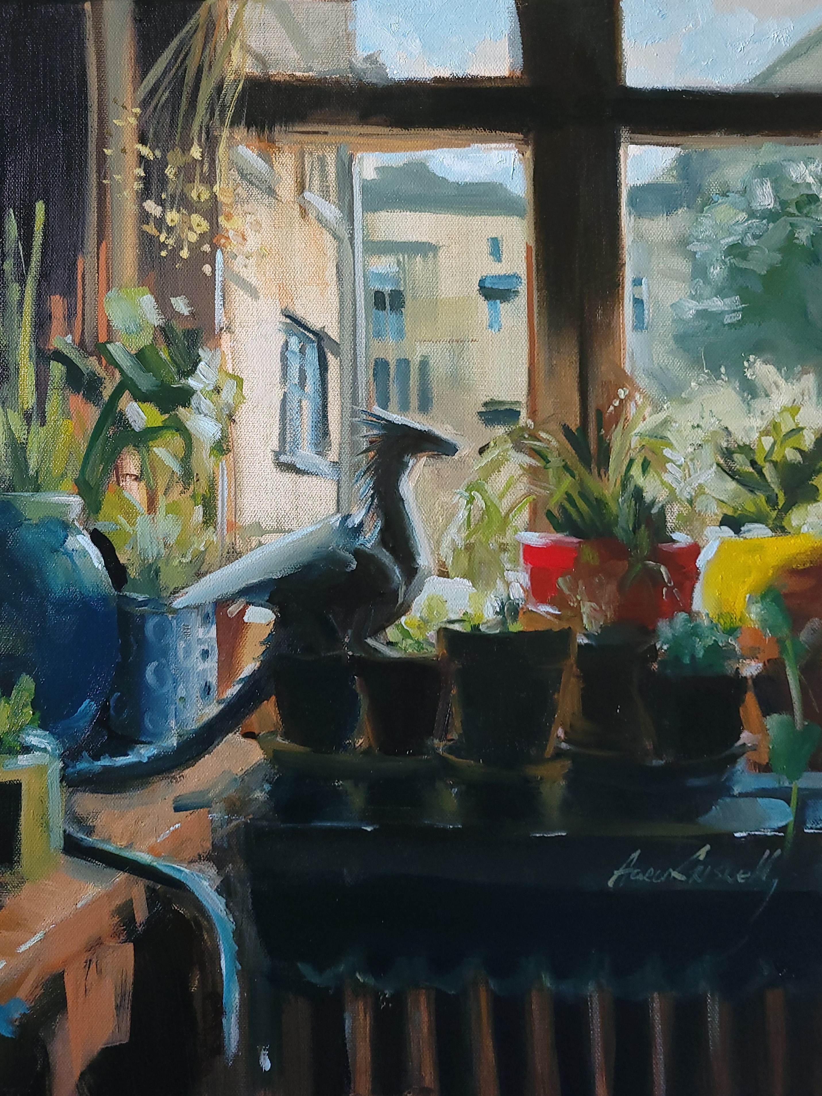Apartment Garden - Print by Aaron Criswell
