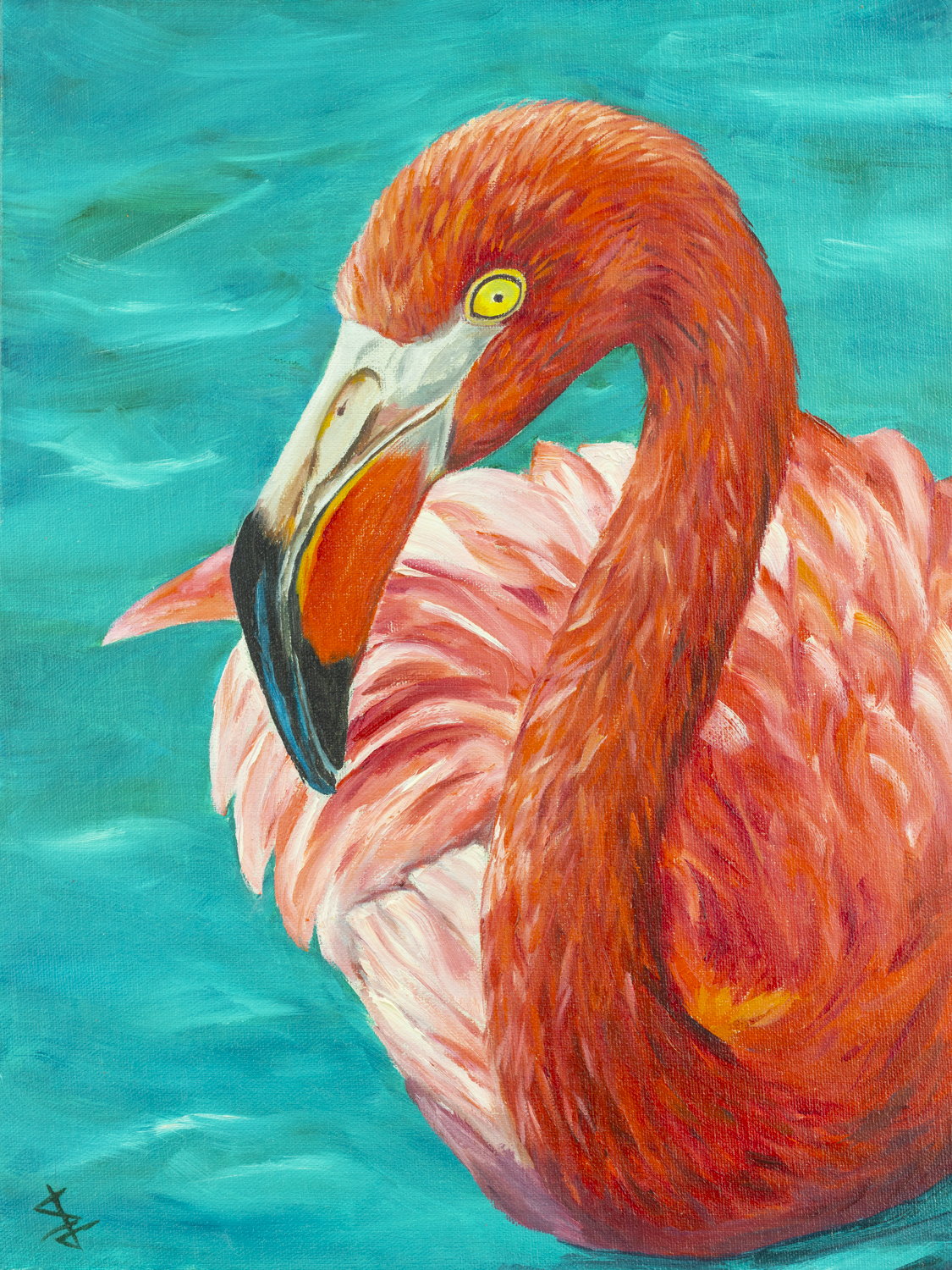 Summer Swim - 9x12 print by Stacy Jenkins