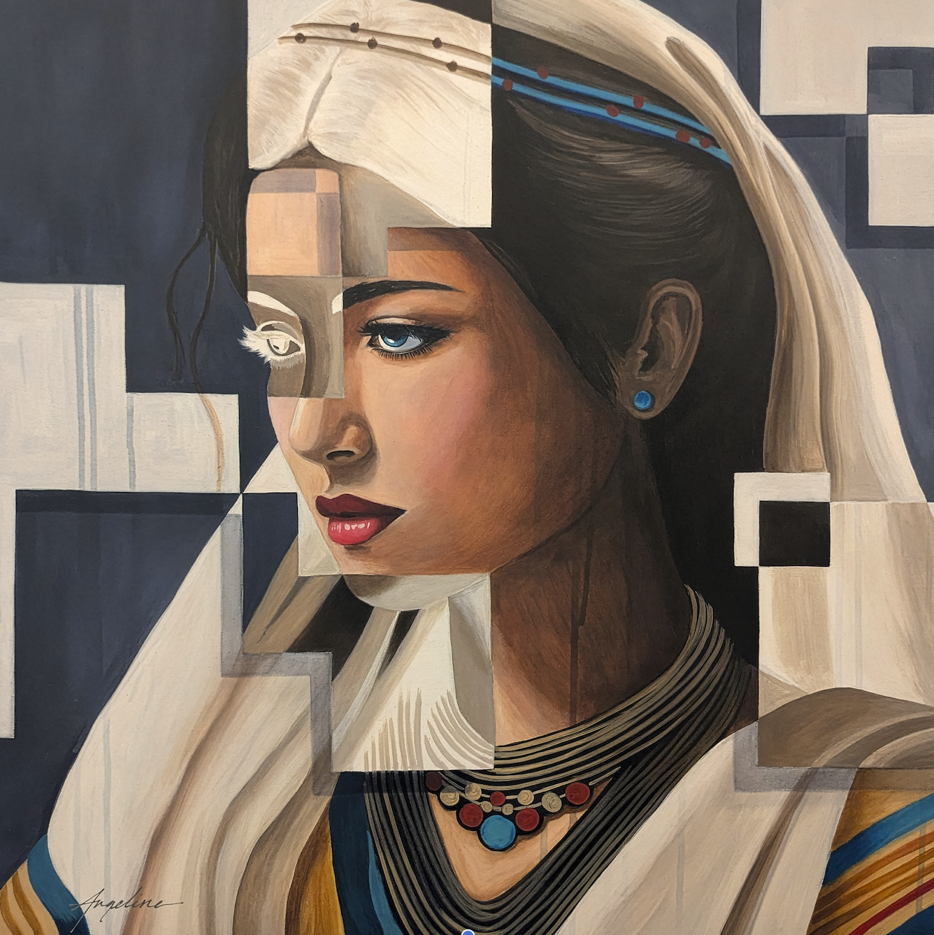 Tessera Series IV: Grecian - Print by Angeline Collier