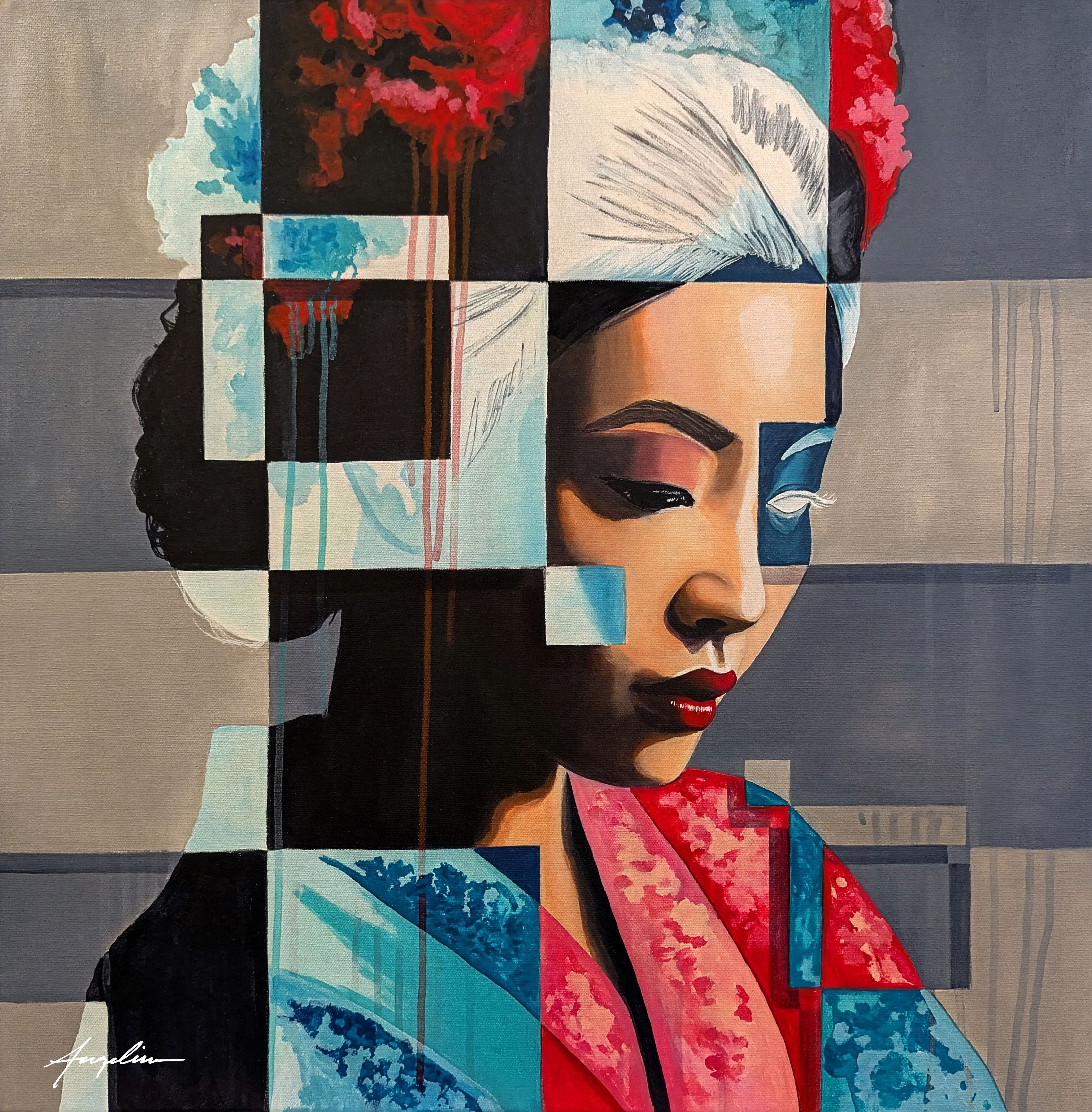Tessera Series II: Asian - Print by Angeline Collier