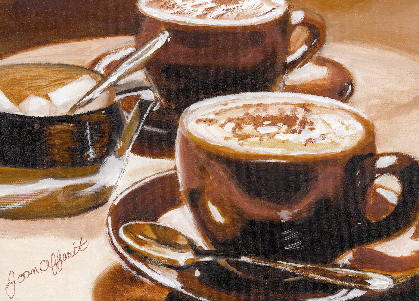 Capuccino - 8x10 Print by Joan Affenit